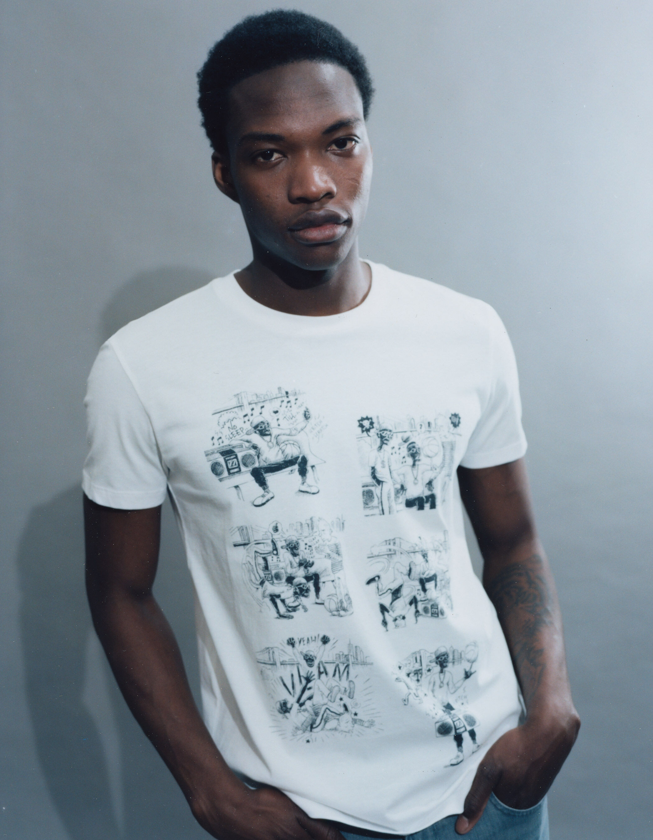 T shirt ikks homme best sale