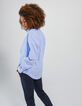 I.Code blue shirt with embroidery on chest-4