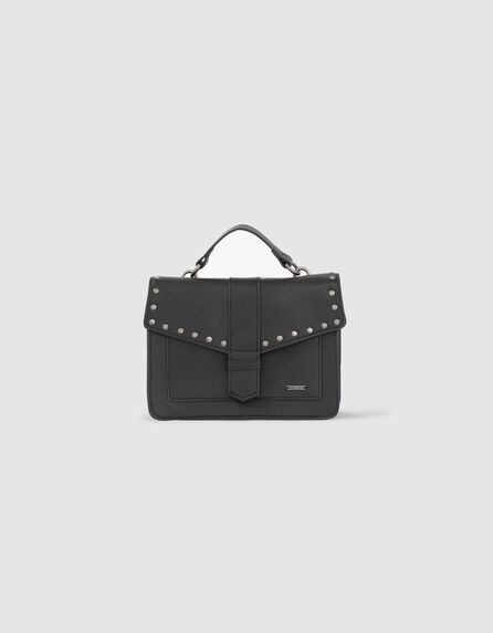Girls’ black studded bag