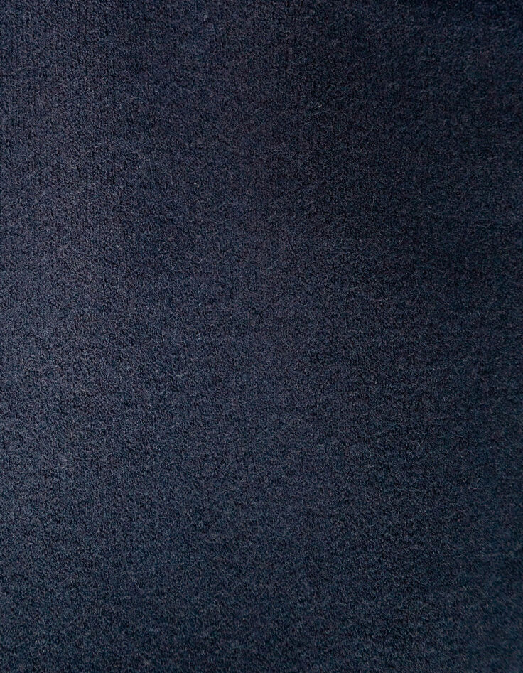 Jersey azul marino de punto con cuello marinero para ni&ntilde;a-6