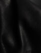 Jupe droite noire cuir longueur genoux Femme-6