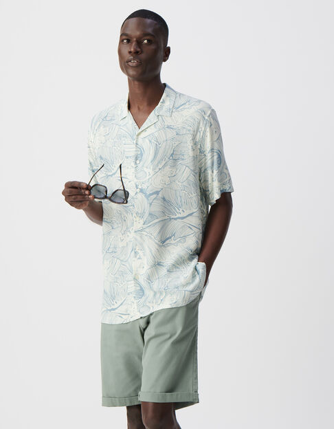 Chemise REGULAR orage imprimé vagues Homme - IKKS
