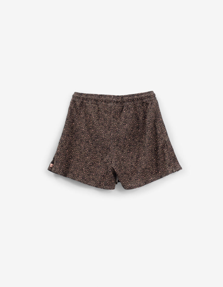 Jupe-short kaki imprimé léopard-coeurs fille-3