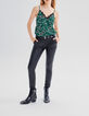 Groene top lingeriestijl maxi bloemenprint Dames-6