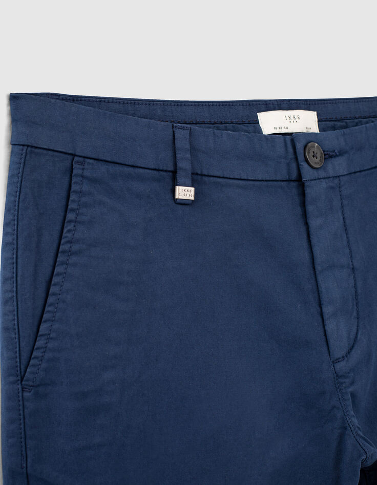 Men’s indigo CROPPED chinos-2 Men’s indigo CROPPED chinos-2