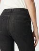 Jean bootcut noir d&eacute;lav&eacute; Femme-4