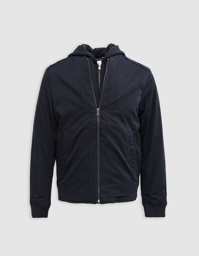 Marineblauer Herrenbomber mit Bes&auml;tzen - IKKS