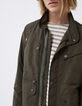 Veste saharienne kaki en nylon Homme-4