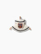 Snood blanc cassé fourré doupionné à patch garçon-1
