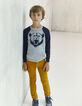 Boys' yellow trousers -1