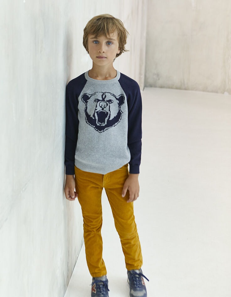 Boys' yellow trousers -1