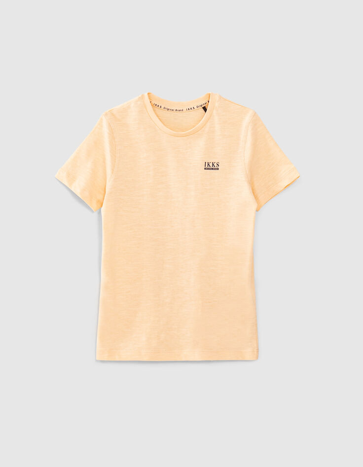 Camiseta melocotón Esencial algodón ecológico niño-1 Camiseta melocotón Esencial algodón ecológico niño-1
