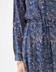Vestido corto viscosa Ecovero™ estampado fantasía mujer-5