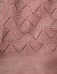 Cardigan rose tricot lurex ajouré bébé fille-7