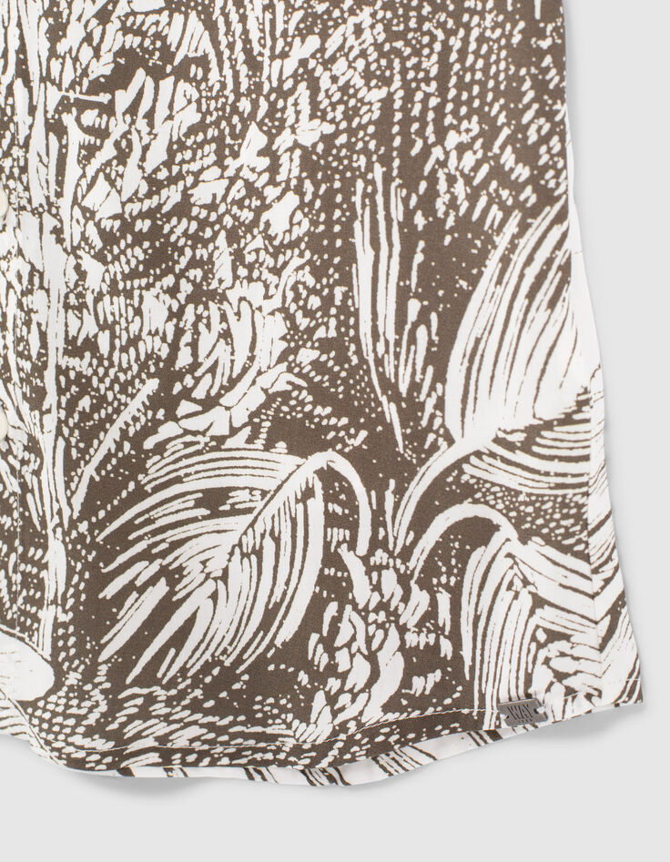 Cremewei&szlig;es Jungenhemd aus Ecovero&reg; mit Dschungelprint -6