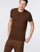 Polo moca algodón modal para hombre-6