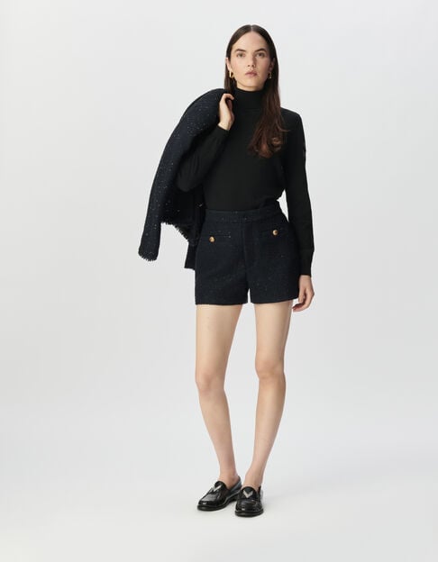 Marine short tweedeffect Dames - IKKS