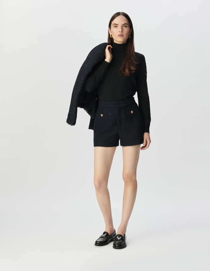 Marine short tweedeffect Dames-1