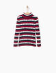 Girls' striped sweater-2