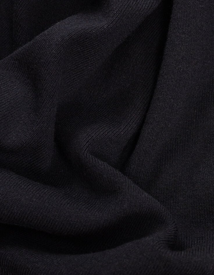 Cardigan noir tricot boutonné Homme-7 Cardigan noir tricot boutonné Homme-7