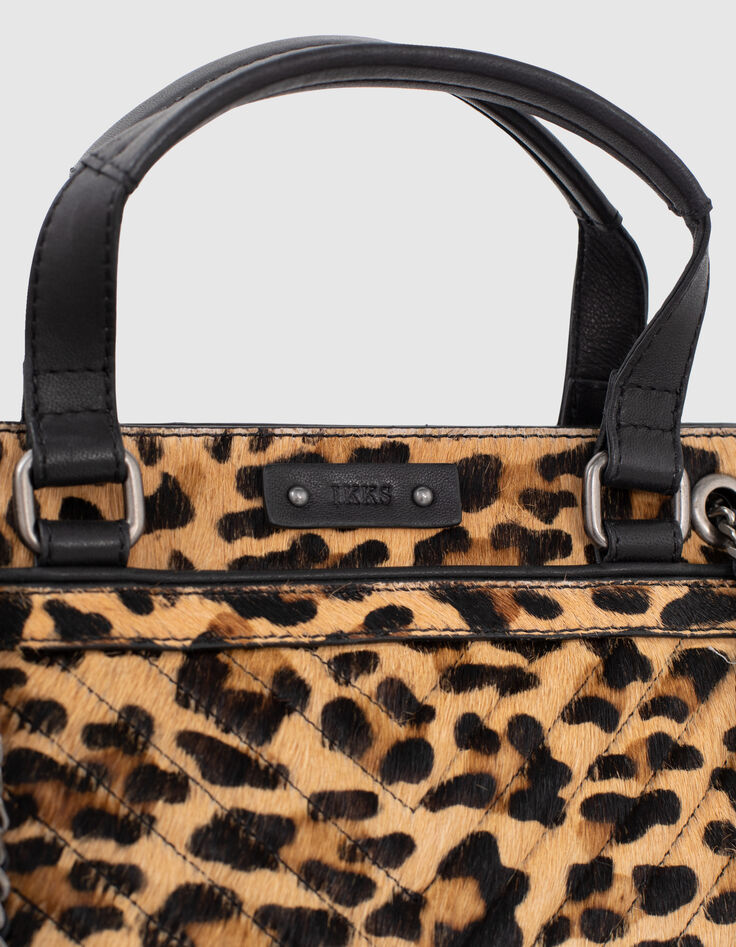 Bolso cuero LE 1440 MEDIUM acolchado espiga mujer-5