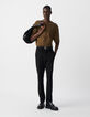T-shirt bronze jacquard motif camouflage Homme-6