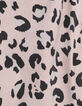 Leggings réversible coton bio rose et léopard fille-8