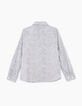 Camisa blanco roto con estampado Liberty niño-5