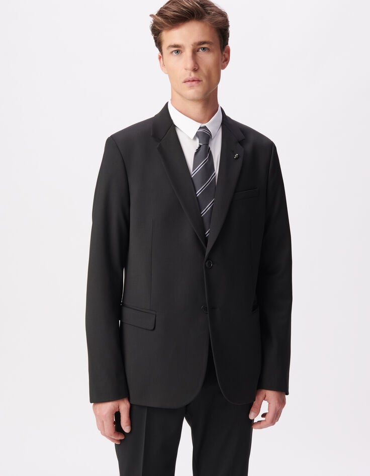 Men’s black TRAVEL SUIT suit jacket-3