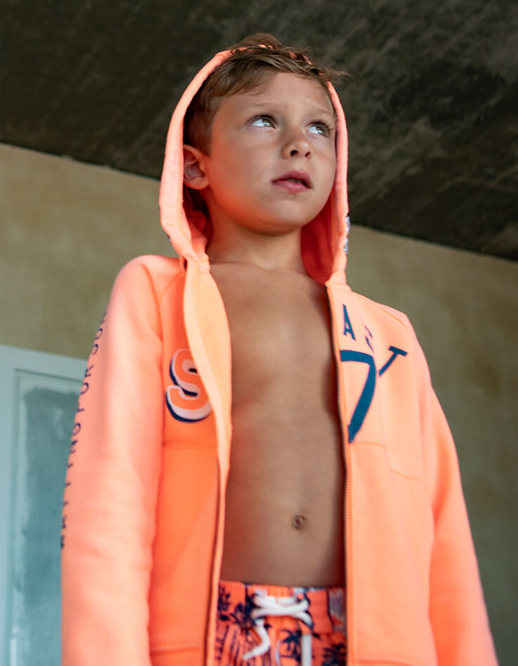 Oranje vest jongens -6