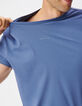 Blaues T-Shirt mit ABSOLUTE DRY Logo-Detail Herren-5
