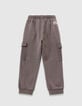 Pantalon de jogging kaki coton bio esprit battle garçon-4 Pantalon de jogging kaki coton bio esprit battle garçon-4