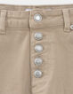 Rechte jeans met hoge taille in beige-5