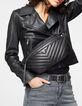 Banaantas 1440 POCKET BELT in doorstikt leer dames-5