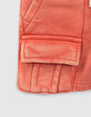 Boys’ orange combat Bermudas-5
