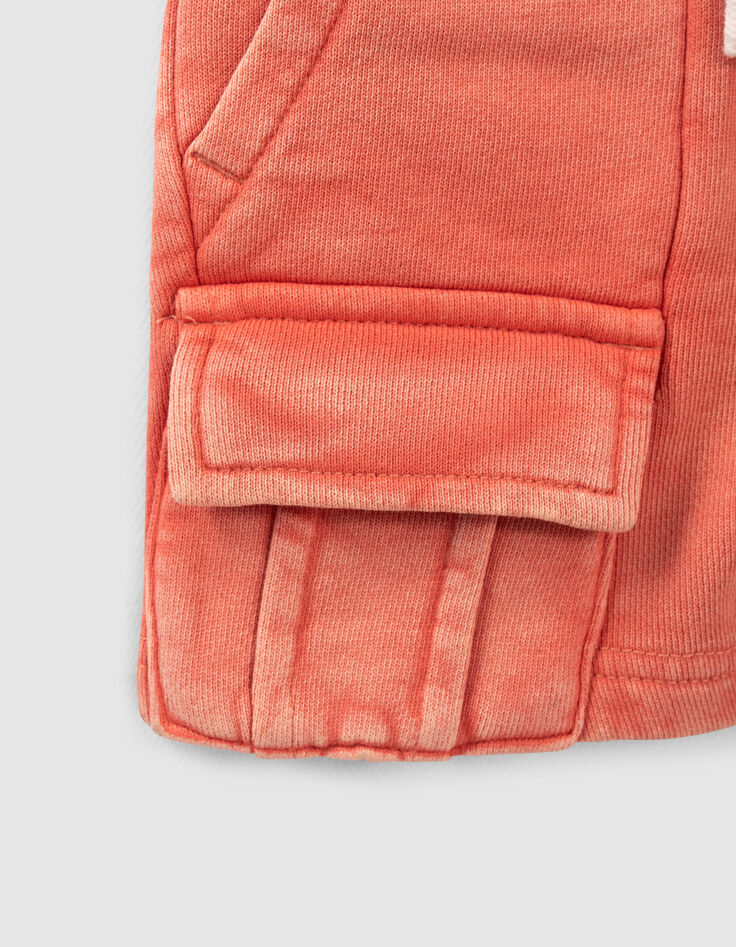 Boys’ orange combat Bermudas-5