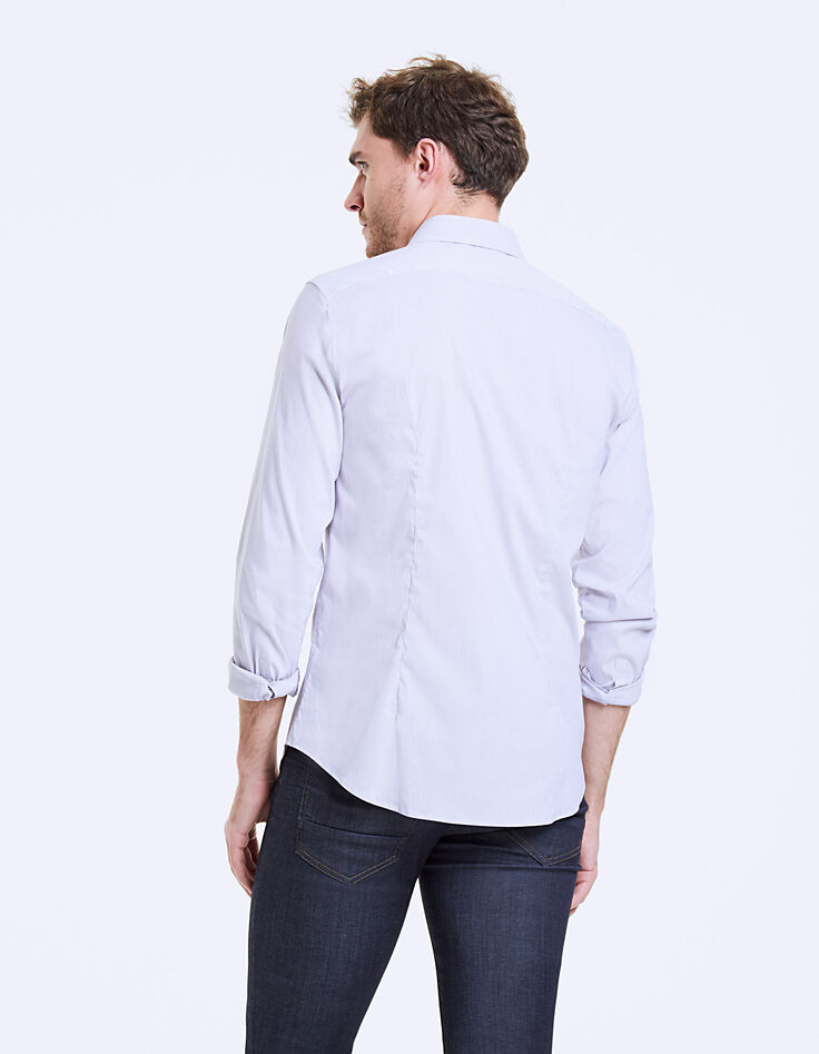 Camisa slim rayas finas shadow Hombre-4 Camisa slim rayas finas shadow Hombre-4