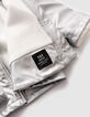 Baby girls’ silver rubber parka-6