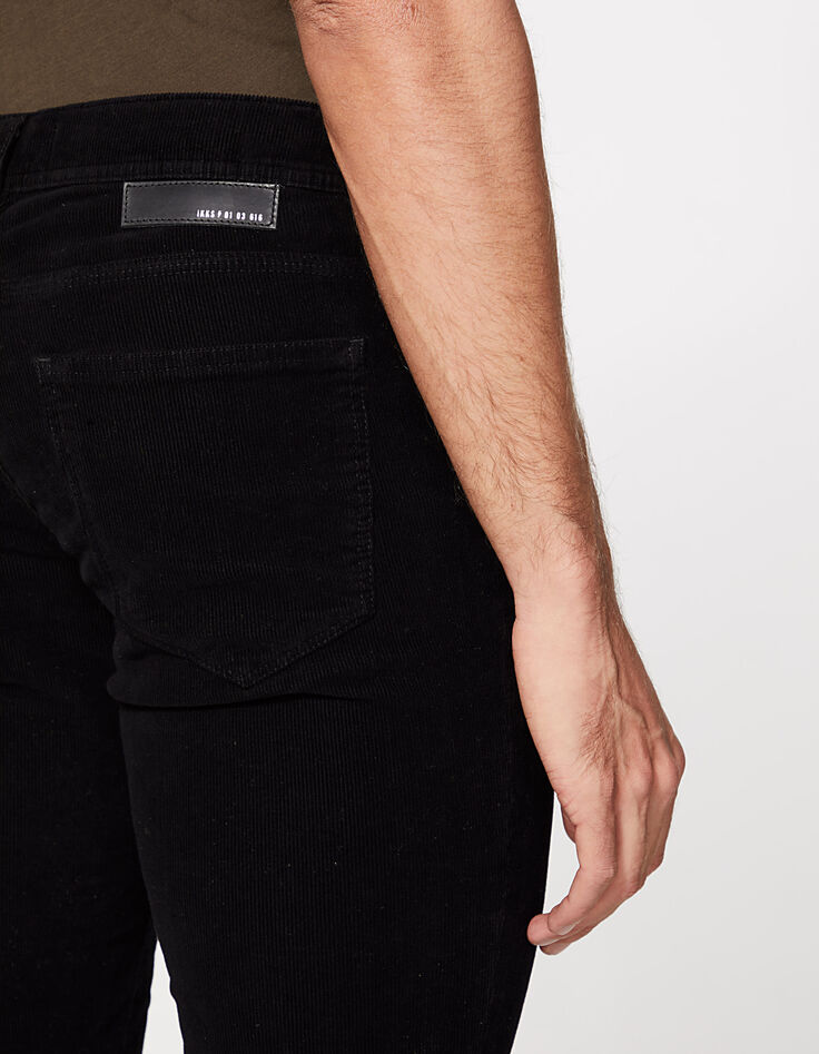 Pantalón SLIM negro de pana fina Hombre-5