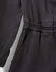 Girls’ grey Lyocell® zipped jumpsuit-5