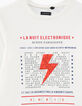 Cremeweißes Jungen-T-Shirt La Nuit Electronique IKKS -2