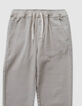 Beige Denim-Jogger f&uuml;r die Jungen-2