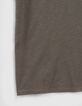 Saliegroen T-shirt De Essential ronde hals korte mouwen Heren-6