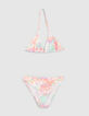 Triangelbikini lichtpaars om te knopen meisjes-1