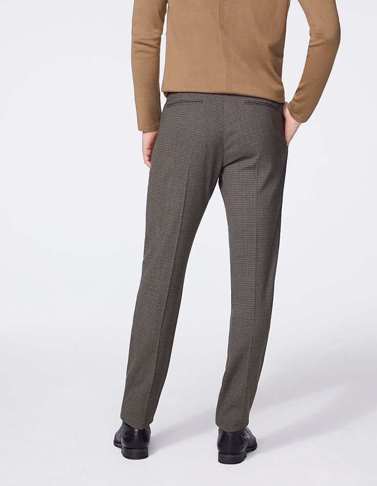 Men’s mink checked suit trousers-3 Men’s mink checked suit trousers-3