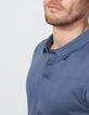 Polo stone jacquard chevrons Homme-4