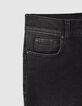 Vaqueros flare grises tiro alto Pure Edition mujer-4