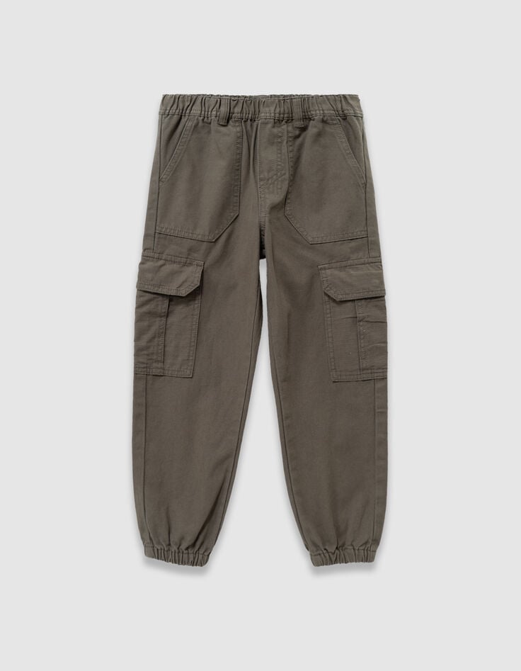 Jogger loose caqui niño-5