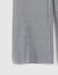 Pantalon large argenté plissé fille-4 Pantalon large argenté plissé fille-4