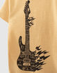 Boys’ wheat organic polo shirt with guitar on back -6